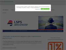 Tablet Screenshot of lsps.org.pl